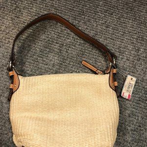 Fossil woven small bag